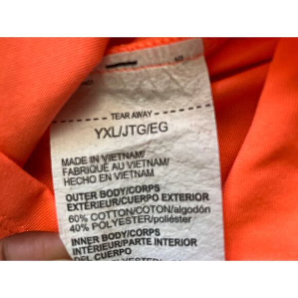 Under Armour Girls YXL Tank Top Loose Fit Purple Orange Layered Activewear - Picture 4 of 6